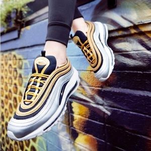 Nike Air Max 97s in Metallic Gold Sz 9.5
